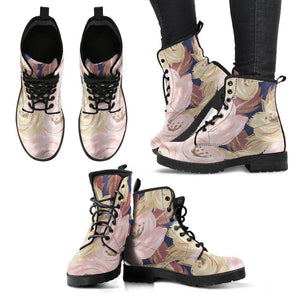 Autumn Fall Large Bloom - Leather Boots for Women