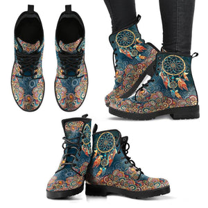Colorful Dreamcatcher Handcrafted Boots