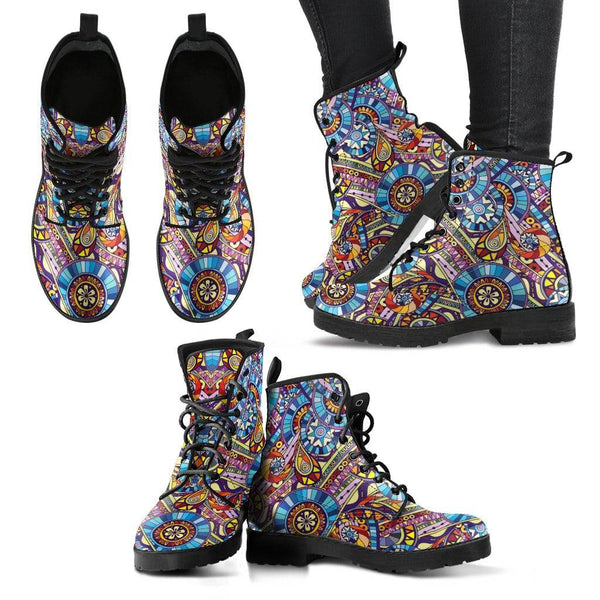 Ornamental Mandala Handcrafted Boots