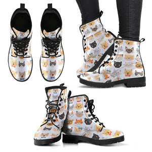 Adorable Cat Faces Boots (Women's)