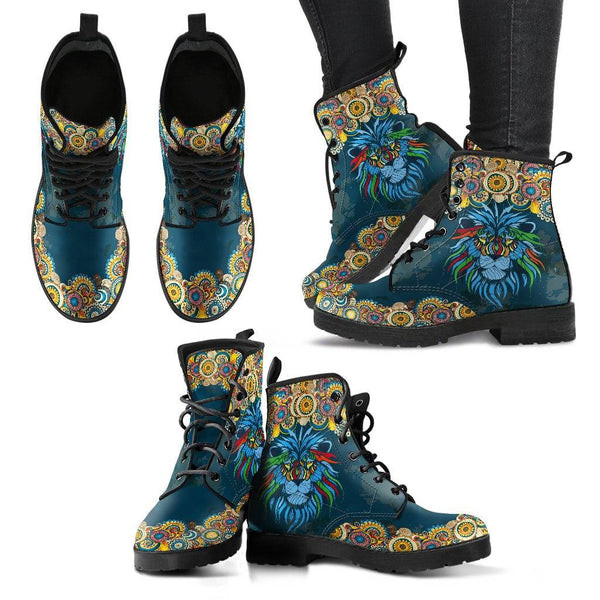 Lion Paisley Handcrafted Boots