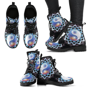 YinYang Mandala 1 Handcrafted Boots