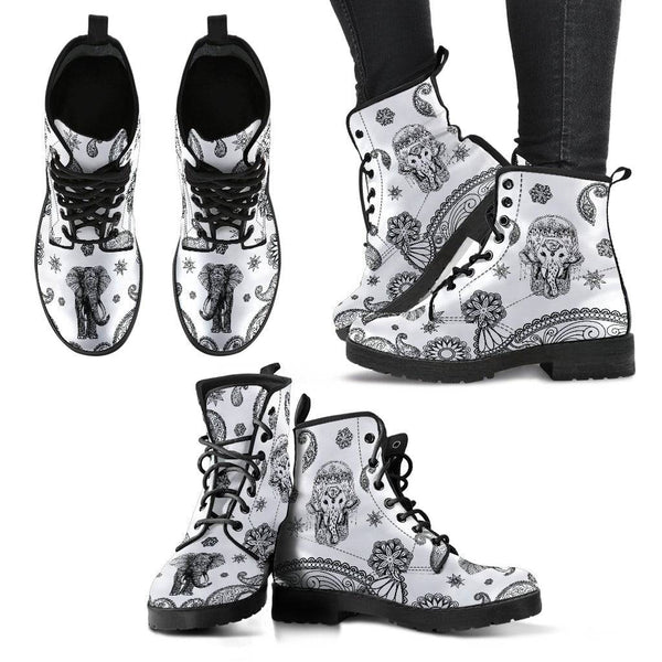 Paisley Hamsa Elephant Premium Boot