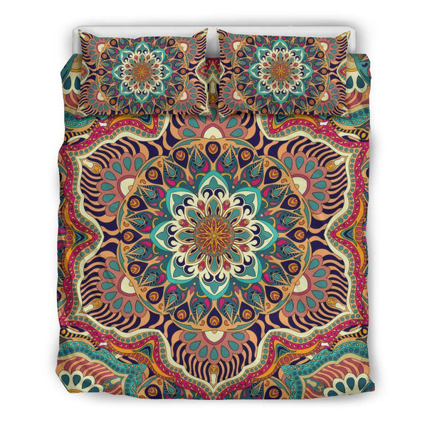 Colorful Ornamental Style Mandala Two Bedding Set