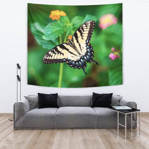 Watercolor Butterfly Tapestry