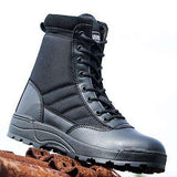 Mens high top military boots