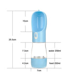 DOG PORTABLE WATER BOTTLE FEEDER BOWL