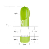 DOG PORTABLE WATER BOTTLE FEEDER BOWL