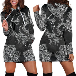 Sun & Moon 2 Hoodie Dress