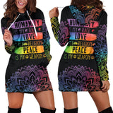 Humanity Hoodie Dress