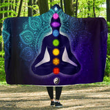 7 Chakras Hooded Blanket