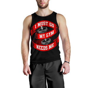 Men's Gym Mode All Over Print Tank Top