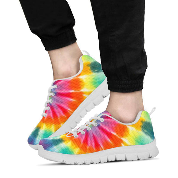 White Tie Dye Unisex Sneaker Shoes