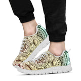 White Mandala Unisex Sneaker Shoes