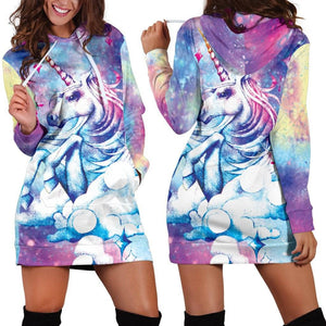 Unicorn 2 Hoodie Dress