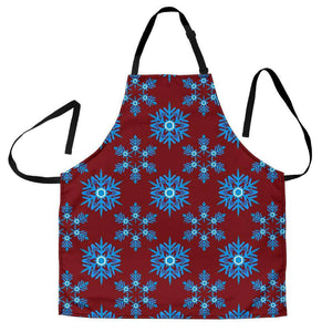 Christmas Lovely Blue Good Vibes Only Women's Apron