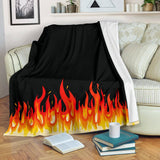 Ultra Plush Flame Bandana Throw Blanket