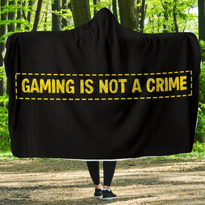 Gaming Not A Crime Economy Blanket