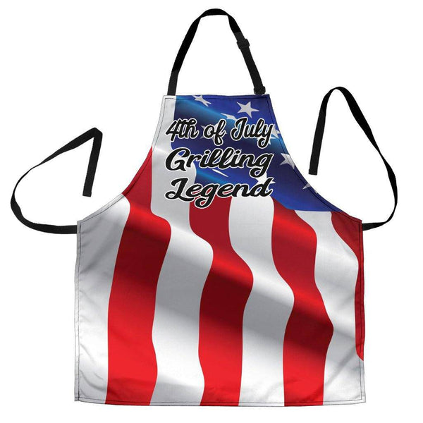 4th of July Grilling Mens Apron