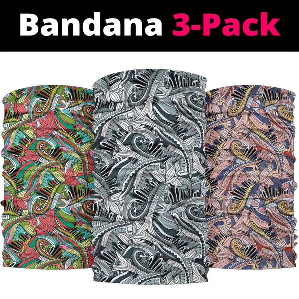 Funky Patterns Set 1 - Bandana 3 Pack