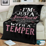 Sweetheart With a Temper Blanket