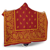 Ultimate Red and Gold Hooded Blanket