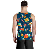 Men's Science All Over Print Tank Top