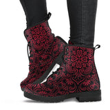 Bohemian Fiesta (Red Jester) - Vegan Leather Boots