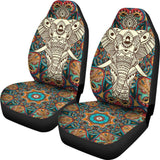 Boho Mandala Elephant Car Seat Cover