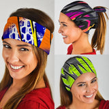 Racing Hexagon Style Colorful Vibes Bandana 3-Pack