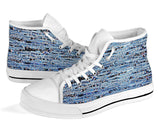 Hi Top Canvas Sneakers Barackler BLWH