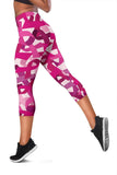 Breast Cancer Awareness Women's Capris