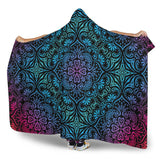 Bohemian Rainbow (Black) - Hooded Blankets