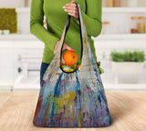 Drizzled Grocery Bag 3-Pack from Expressionistic Fine Art Painting