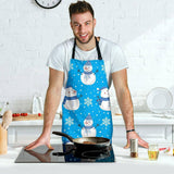 Christmas Perfect Blue Good Vibes Only Men's Apron