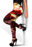 Floral Embosses: Roses 03 Leggings