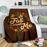 Fall About Me Fleece Blanket