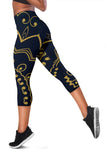 Mandala Design Capris Leggings