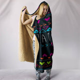 Love Laugh Dance Hooded Blanket