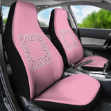 Light Pink Bandana Seat Covers - Minimal