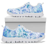 White Mandala Snowflake Festival Sneaker Shoes