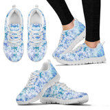 White Mandala Snowflake Festival Sneaker Shoes