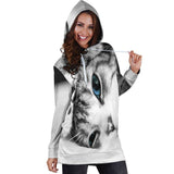 Kitten Women's Hoodie Dress