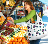 Paw Prints Grocery bag 3-pack