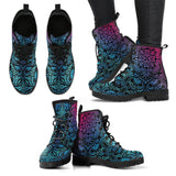 Bohemian Rainbow (Black) - Vegan Leather Boots