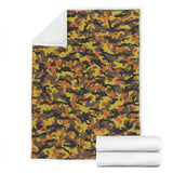 Fall HD Camo Fleece Blanket