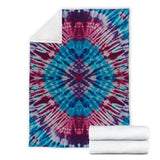 Ultra Plush Groovy Tie Dye Fleece Blanket