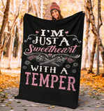 Sweetheart With a Temper Blanket