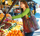 Drizzled Grocery Bag 3-Pack from Expressionistic Fine Art Painting