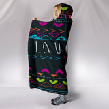 Love Laugh Dance Hooded Blanket